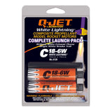 Quest Q-Jet™ C18-6W White Lightning Rocket Motors Value 12-Pack - Q6336